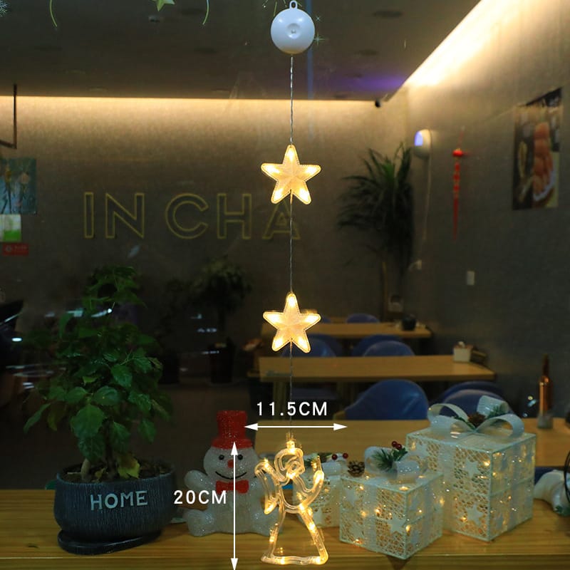 Christmas Decor LED Christmas Window Hanging Lights – 15 Designs