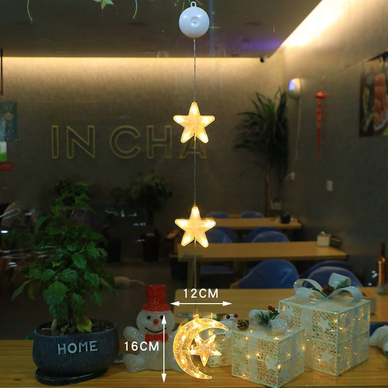 Christmas Decor LED Christmas Window Hanging Lights – 15 Designs