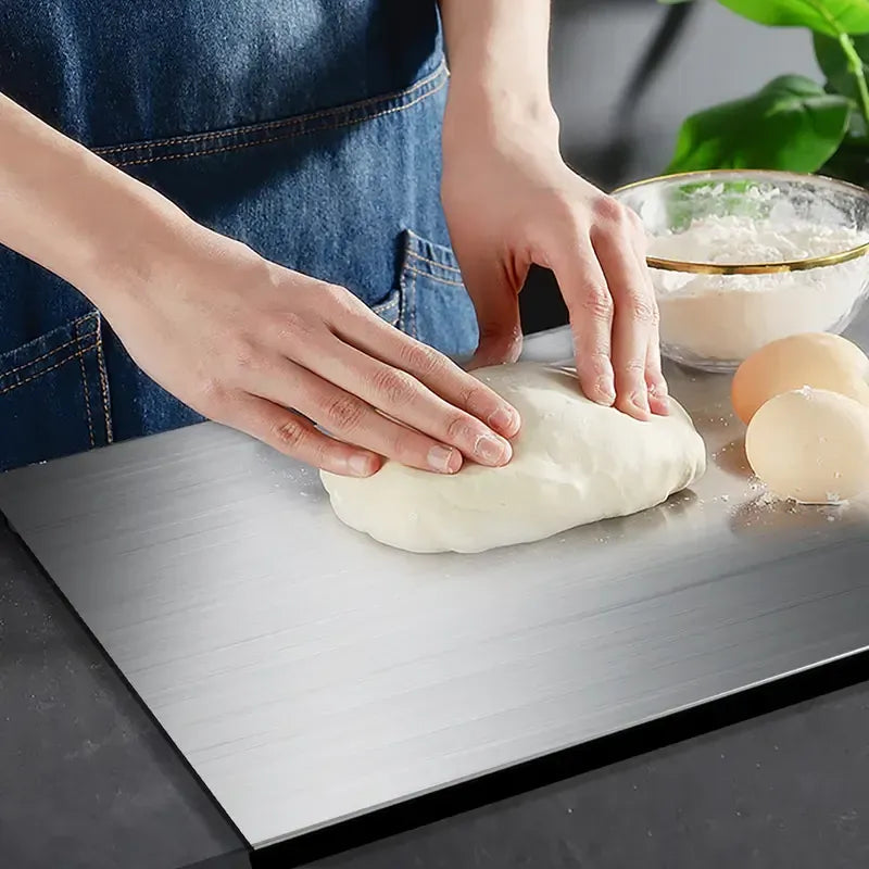 Kitchen Large Stainless Steel Cutting Board | 304 Grade | Flat & Z-Shape Sizes