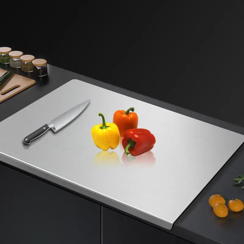 Kitchen Large Stainless Steel Cutting Board | 304 Grade | Flat & Z-Shape Sizes