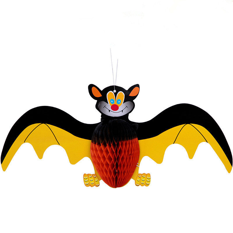 Halloween Decorations KTV Layout Props Paper Pendant Spider Bat Pendant Ghost Hanging Ghost Pendant