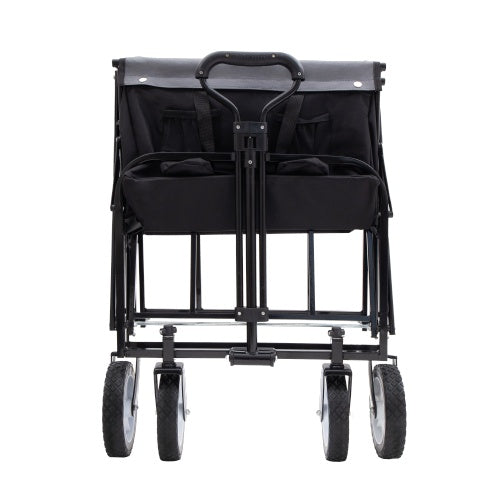 Heavy-Duty Foldable Utility Cart with Strapping System