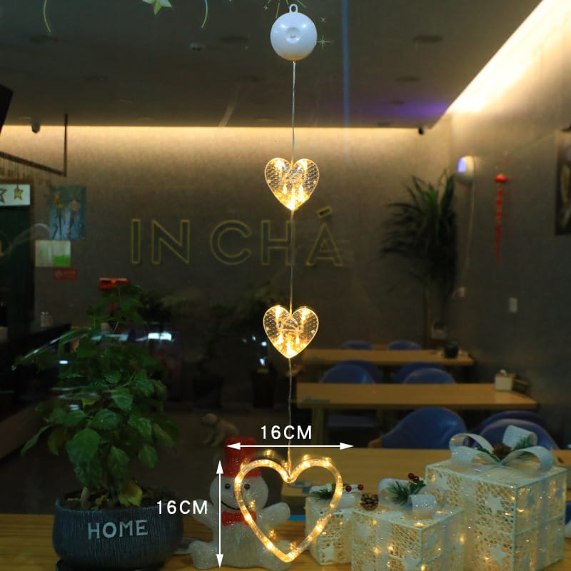 Christmas Decor LED Christmas Window Hanging Lights – 15 Designs