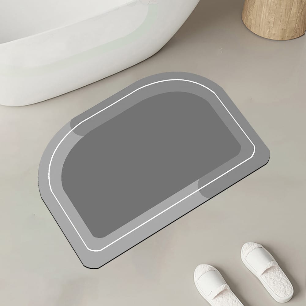 Bath Bathroom Absorbent Quick-Dry Floor Mat | Non-Slip Bath Rug