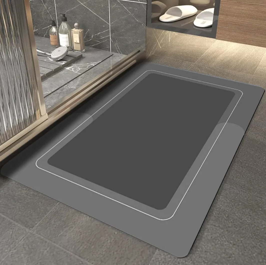 Quick-Dry Diatomite Bathroom Floor Mat
