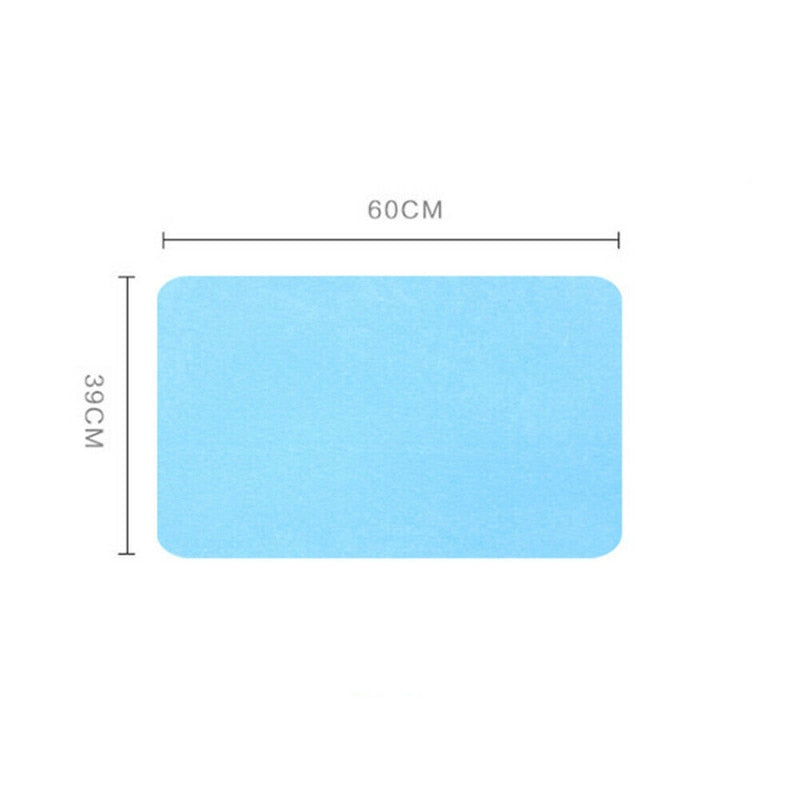 Anti Slip Bath Mat Loofah Shower Rug Bathroom Carpet Water Drains Bathtub Quick Dry Pda