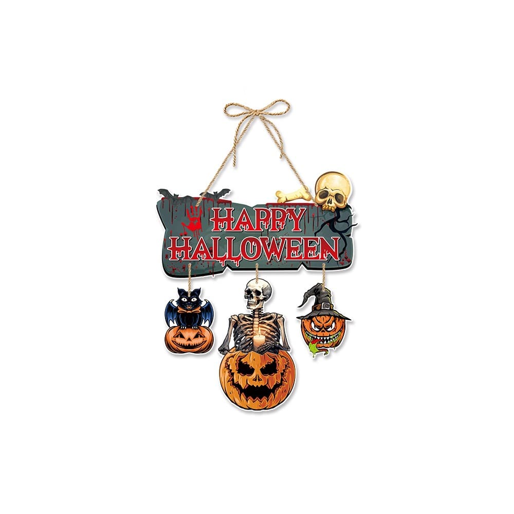 Halloween Decor Halloween Party Decoration Door Hanging, Home Atmosphere Decoration Pumpkin Ornament Halloween Door Hanging Banner