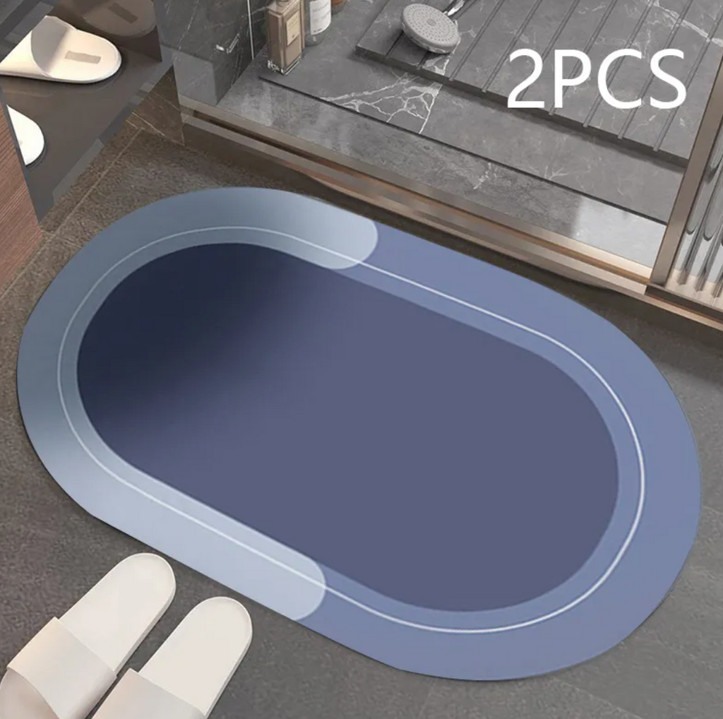 Quick-Dry Diatomite Bathroom Floor Mat