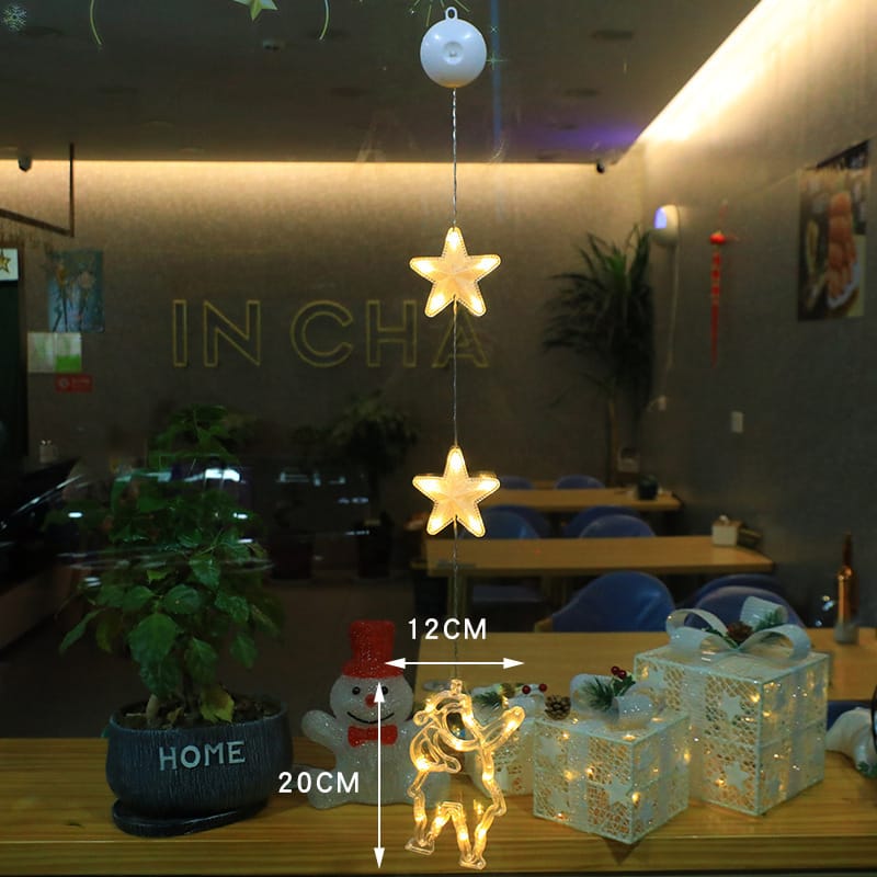 Christmas Decor LED Christmas Window Hanging Lights – 15 Designs