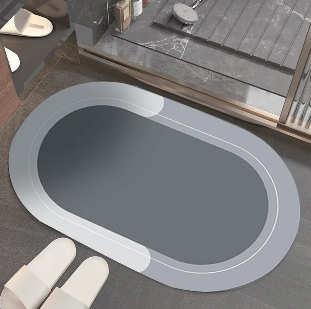 Quick-Dry Diatomite Bathroom Floor Mat