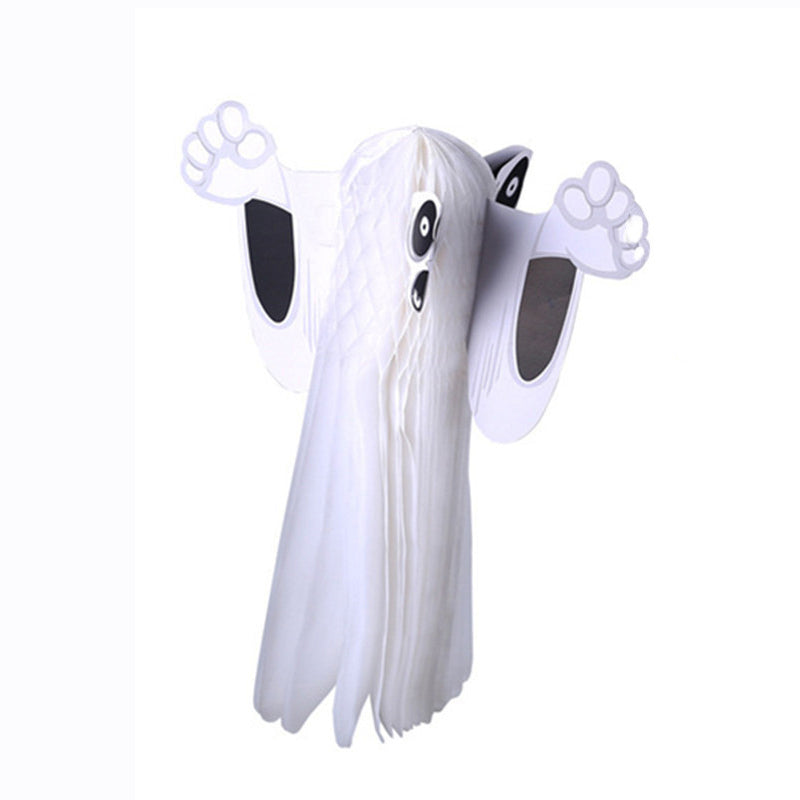 Halloween Decorations KTV Layout Props Paper Pendant Spider Bat Pendant Ghost Hanging Ghost Pendant