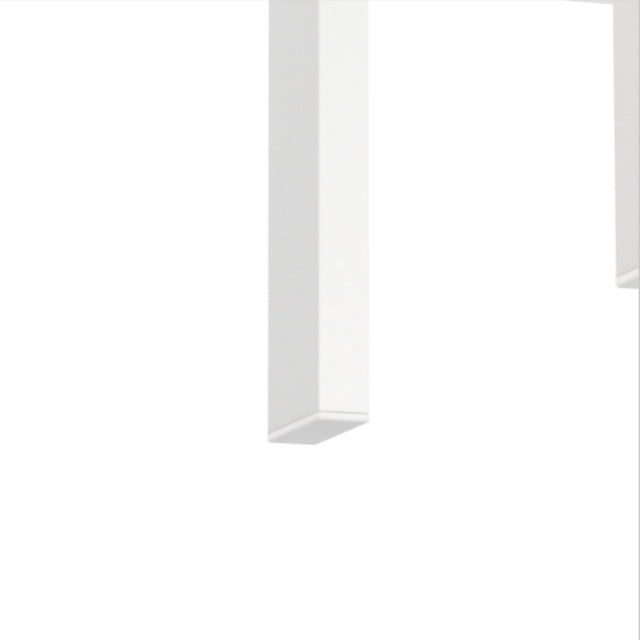 Set of 2 Modern Tempered Glass End Tables