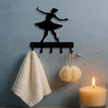 Home Organization Ballet Dancer Decorative Wall Hook Organizer