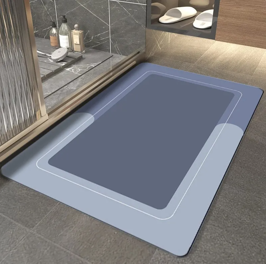 Quick-Dry Diatomite Bathroom Floor Mat