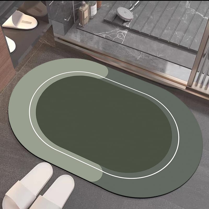 Bath Bathroom Absorbent Quick-Dry Floor Mat | Non-Slip Bath Rug