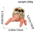 Halloween skull simulation hand horror garden resin ornaments ghost festival skull conch ghost hand spoof decorations