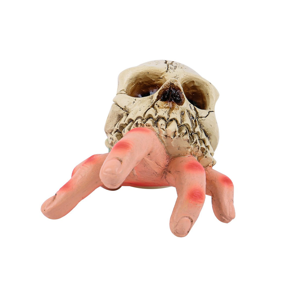 Halloween skull simulation hand horror garden resin ornaments ghost festival skull conch ghost hand spoof decorations
