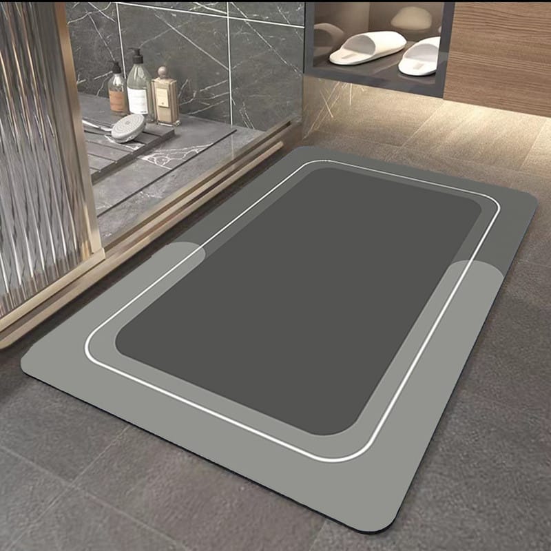 Bath Bathroom Absorbent Quick-Dry Floor Mat | Non-Slip Bath Rug