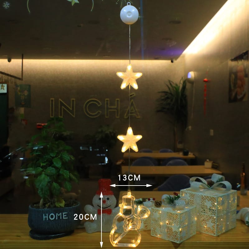 Christmas Decor LED Christmas Window Hanging Lights – 15 Designs
