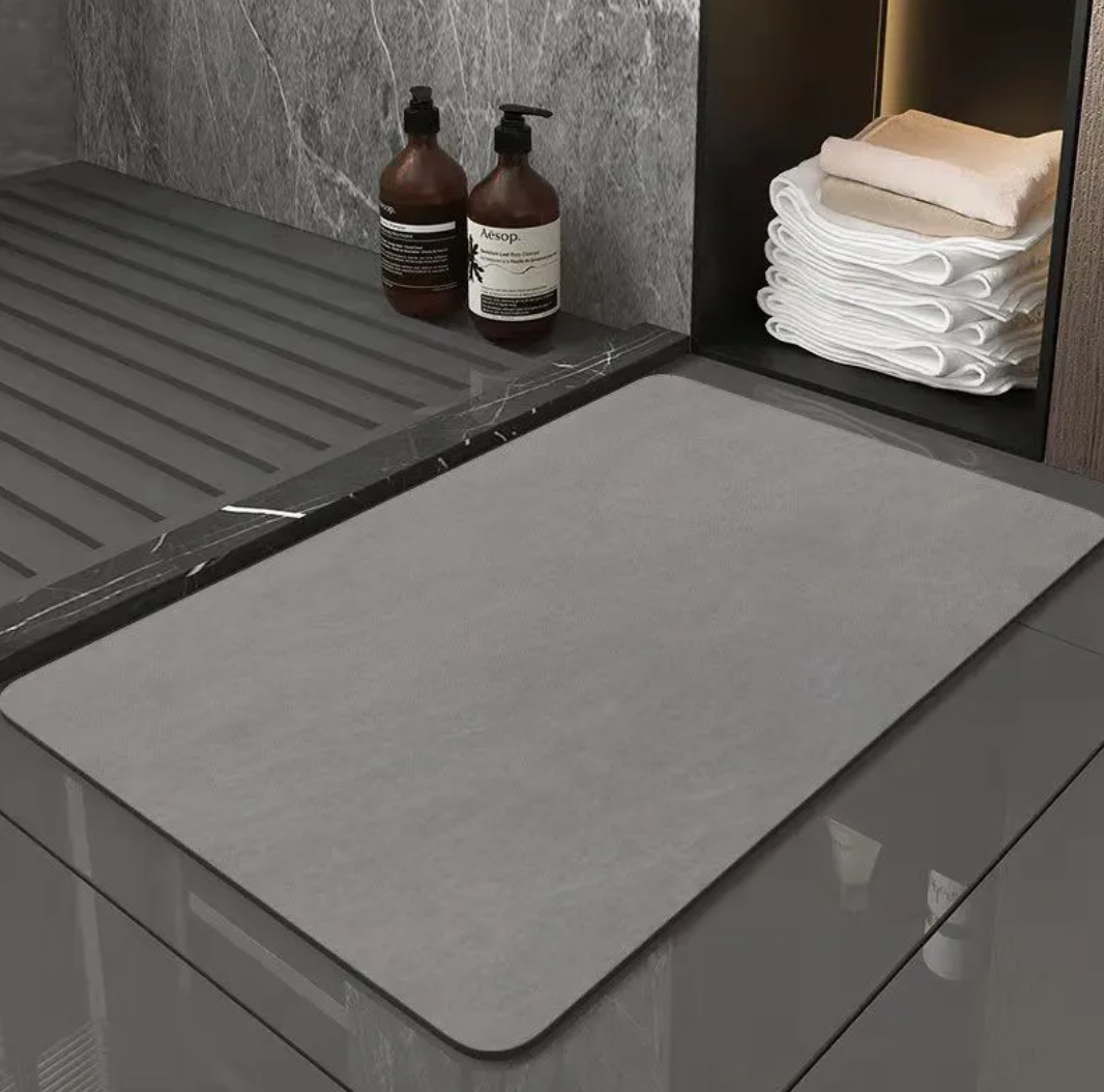 Quick-Dry Diatomite Bathroom Floor Mat