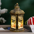 Christmas Decor Vintage LED Christmas Lantern Tabletop Decoration