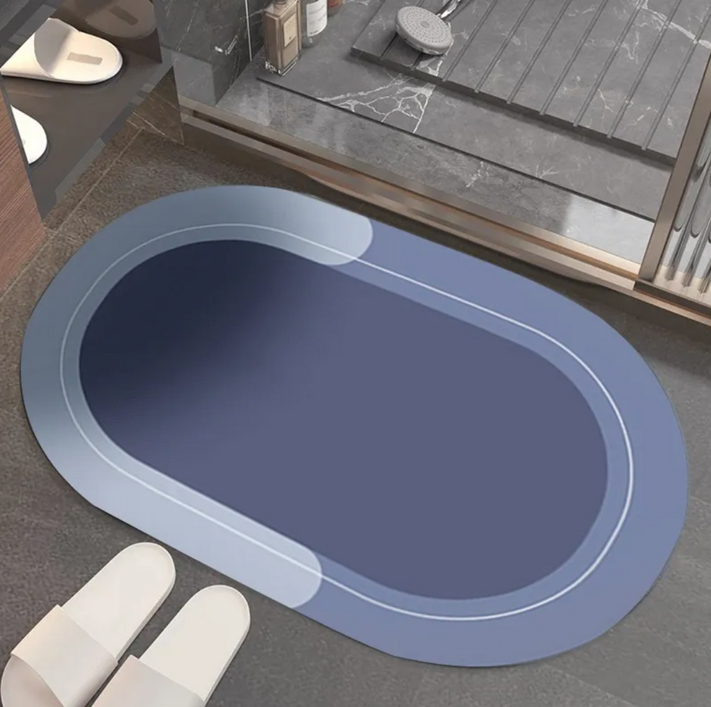 Quick-Dry Diatomite Bathroom Floor Mat