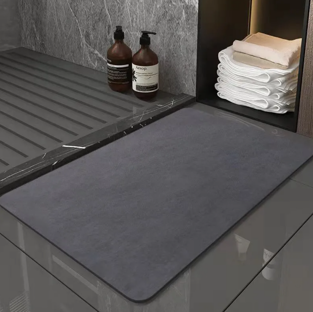Quick-Dry Diatomite Bathroom Floor Mat