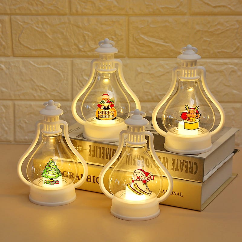 Christmas Decor Light-Up Christmas Lantern Ornament