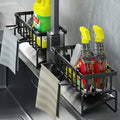 Home Organization Kitchen Sink Caddy Organizer with Drainage Spout