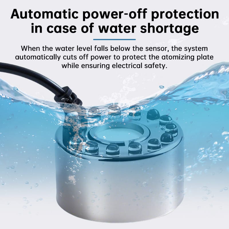 Small Ultrasonic Mist Maker Fogger – Automatic Pond Fog Machine for Garden, Pool, Fountain & Halloween Decor