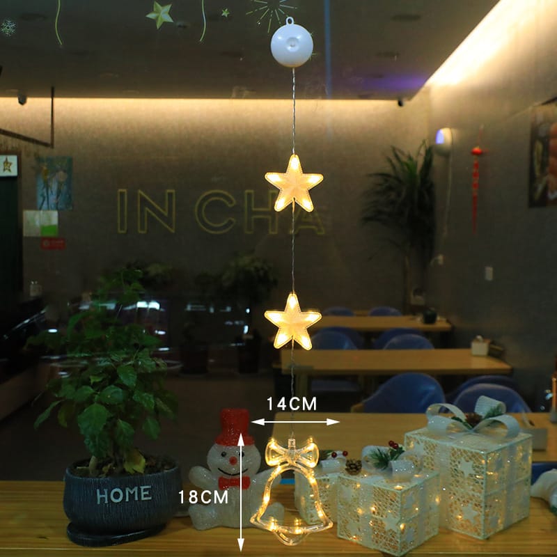 Christmas Decor LED Christmas Window Hanging Lights – 15 Designs