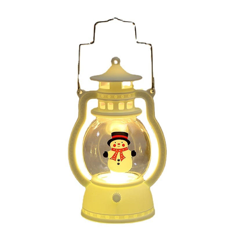 Christmas Decor Vintage LED Christmas Lantern Night Light