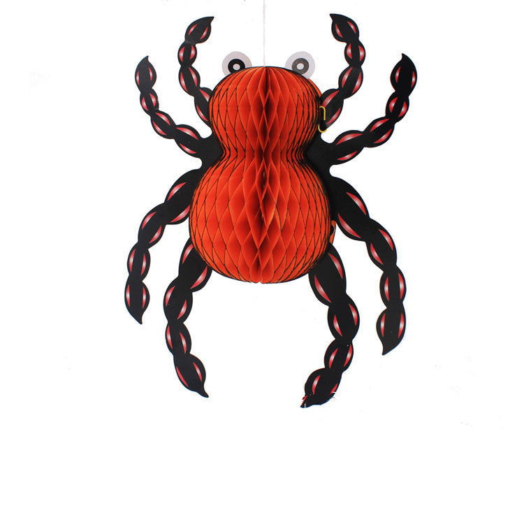 Halloween Decorations KTV Layout Props Paper Pendant Spider Bat Pendant Ghost Hanging Ghost Pendant