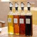 Kitchen Glass Oil & Vinegar Dispenser Bottle