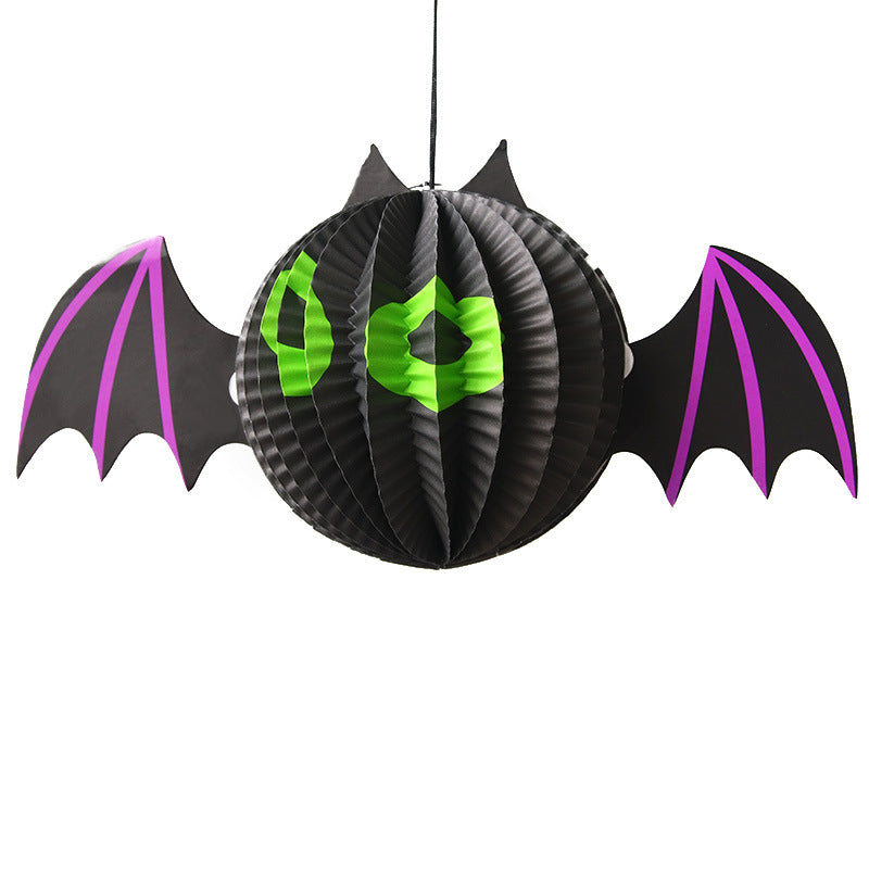 Halloween Decorations KTV Layout Props Paper Pendant Spider Bat Pendant Ghost Hanging Ghost Pendant