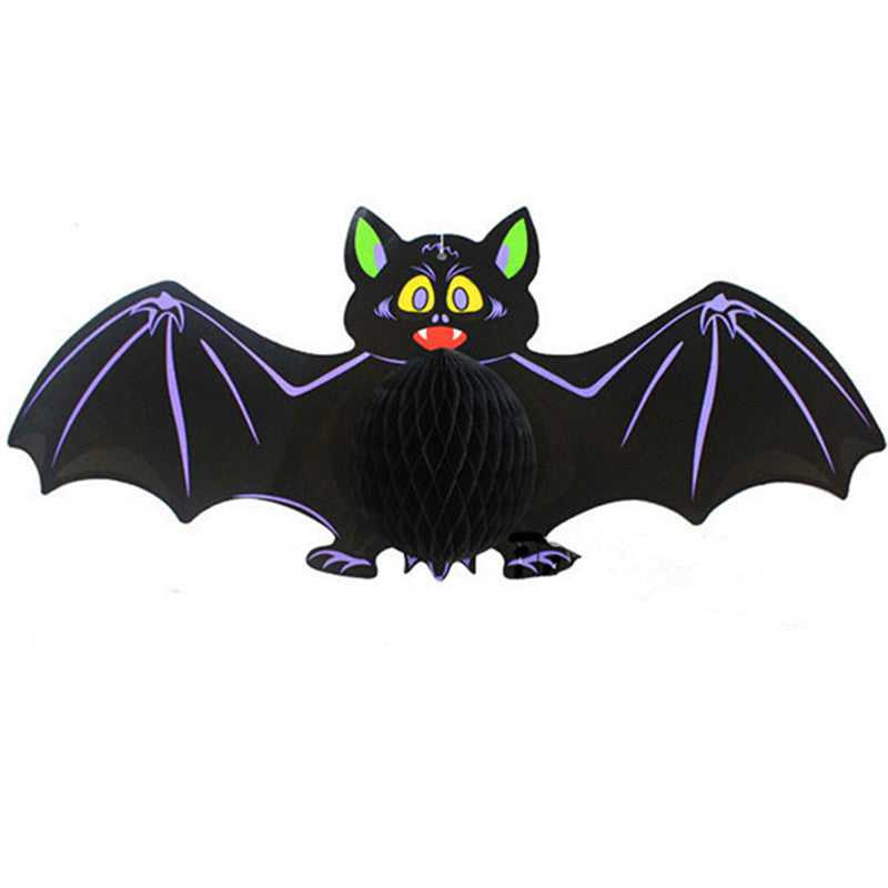 Halloween Decorations KTV Layout Props Paper Pendant Spider Bat Pendant Ghost Hanging Ghost Pendant