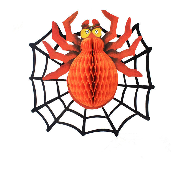 Halloween Decorations KTV Layout Props Paper Pendant Spider Bat Pendant Ghost Hanging Ghost Pendant