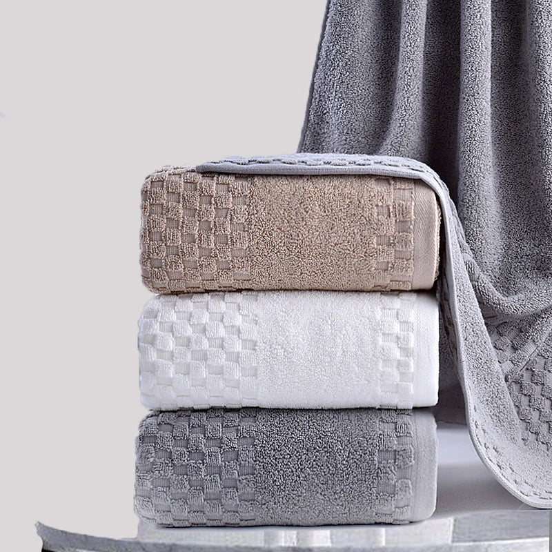 70x140cm Bamboo Charcoal Coral Velvet Bath Towel