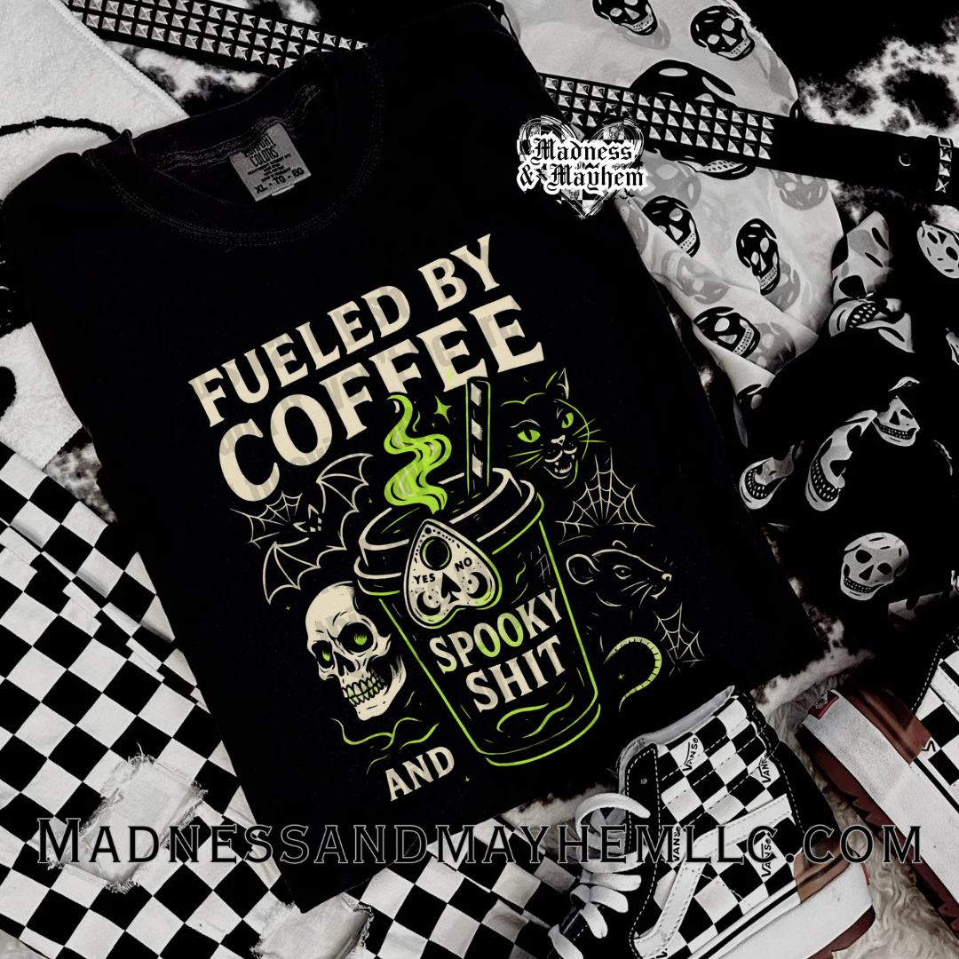 Coffee & spooky shit Halloween Shirt