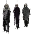 Halloween Decor Haunting Grim Reaper Trio | 3-Pack Hanging Halloween Skeleton Decorations