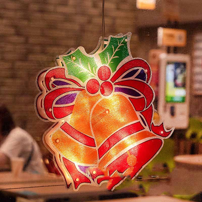 Christmas Decor LED Christmas Window Silhouette Lights with Suction Cup