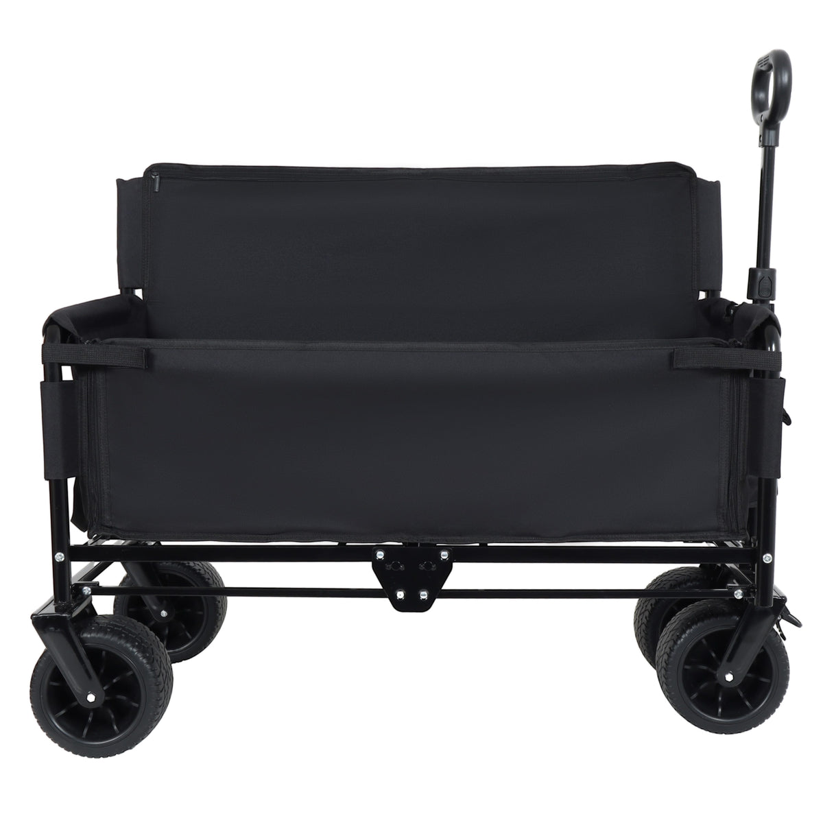 Utility carts 3-in-1 Convertible Folding Wagon Cart with Bench Seat & Storage