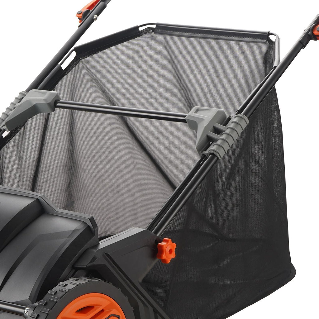 Heavy Duty 21" Push Lawn Sweeper for Leaves & Grass