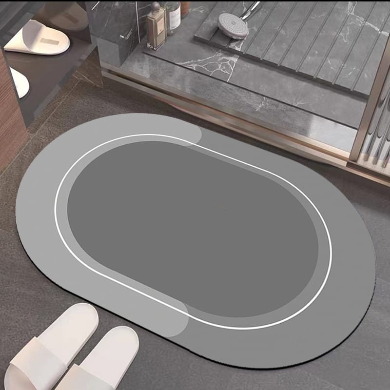 Bath Bathroom Absorbent Quick-Dry Floor Mat | Non-Slip Bath Rug