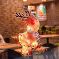 Christmas Decor LED Christmas Window Silhouette Lights with Suction Cup