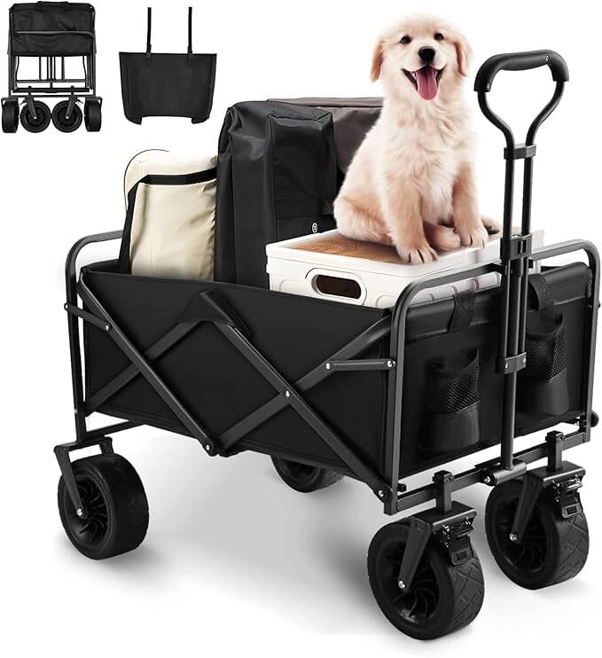 Utility carts Heavy-Duty Foldable Utility Cart | Garden, Camping & Outdoor Wagon