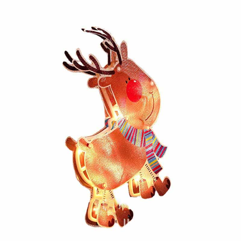 Christmas Decor LED Christmas Window Silhouette Lights with Suction Cup
