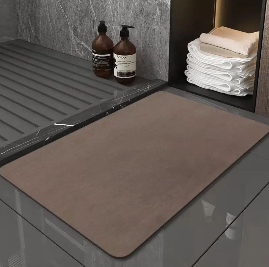 Quick-Dry Diatomite Bathroom Floor Mat