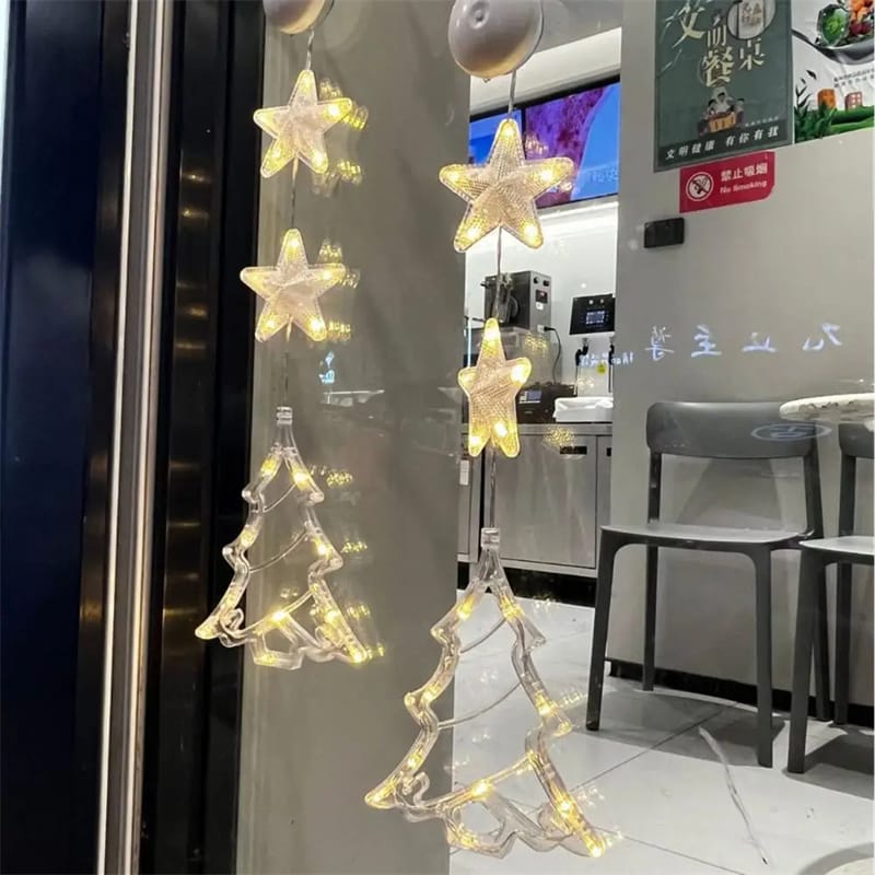 Christmas Decor LED Christmas Window Hanging Lights – 15 Designs