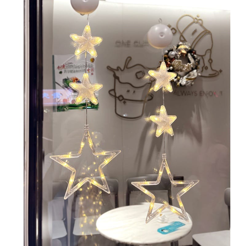 Christmas Decor LED Christmas Window Hanging Lights – 15 Designs